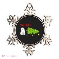 Funny Christmas XMas Cat What? Ornament thumb 0