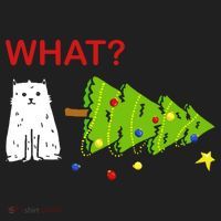 Funny Christmas XMas Cat What? Hat thumb 2