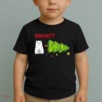 Funny Christmas XMas Cat What? Toddler T-Shirt thumb 2