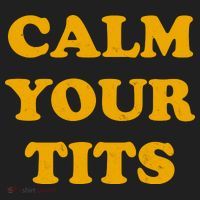 Funny Calm Your Tits Tumbler thumb 3