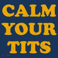 Funny Calm Your Tits Long Sleeve Shirt thumb 2