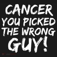 Funny Cancer You Picked The Wrong Guy Fighter Survivor Gift Bucket Hat thumb 4