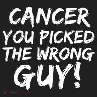 Funny Cancer You Picked The Wrong Guy Fighter Survivor Gift Hat thumb 2