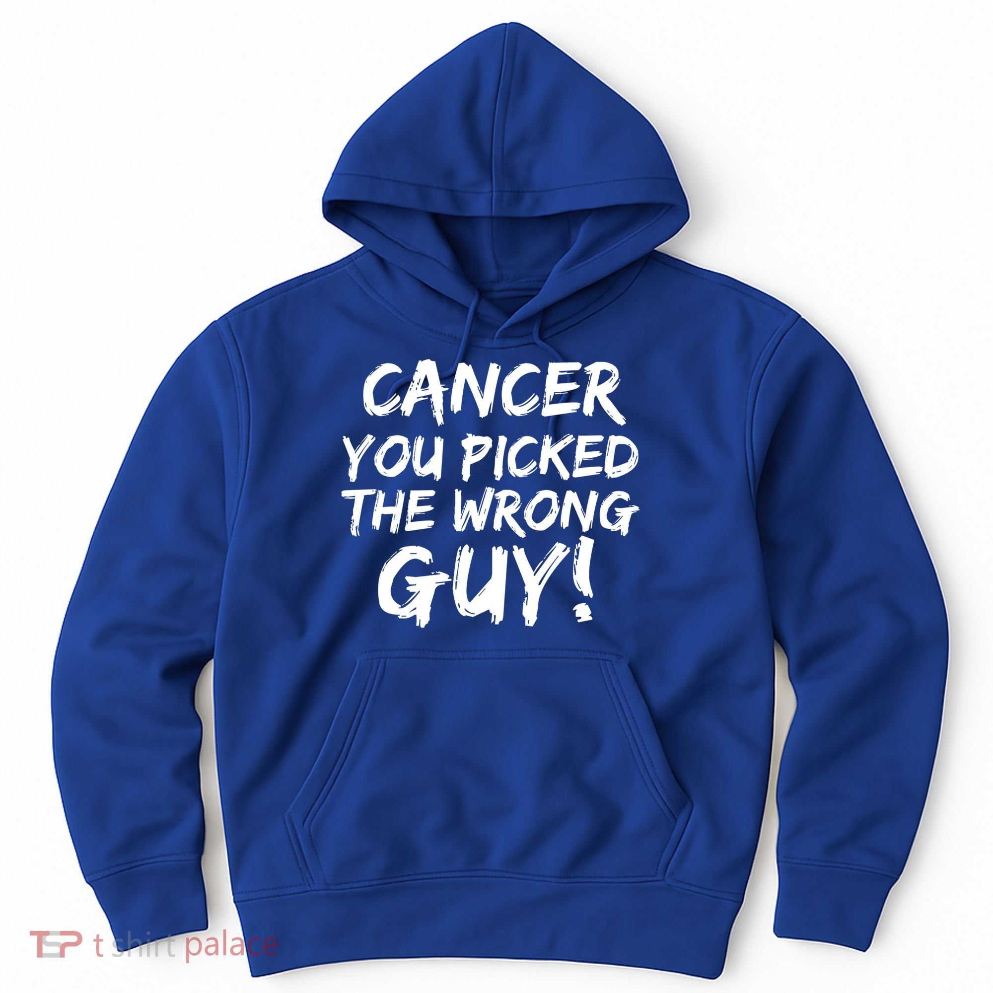 Funny Cancer You Picked The Wrong Guy Fighter Survivor Gift Hoodie