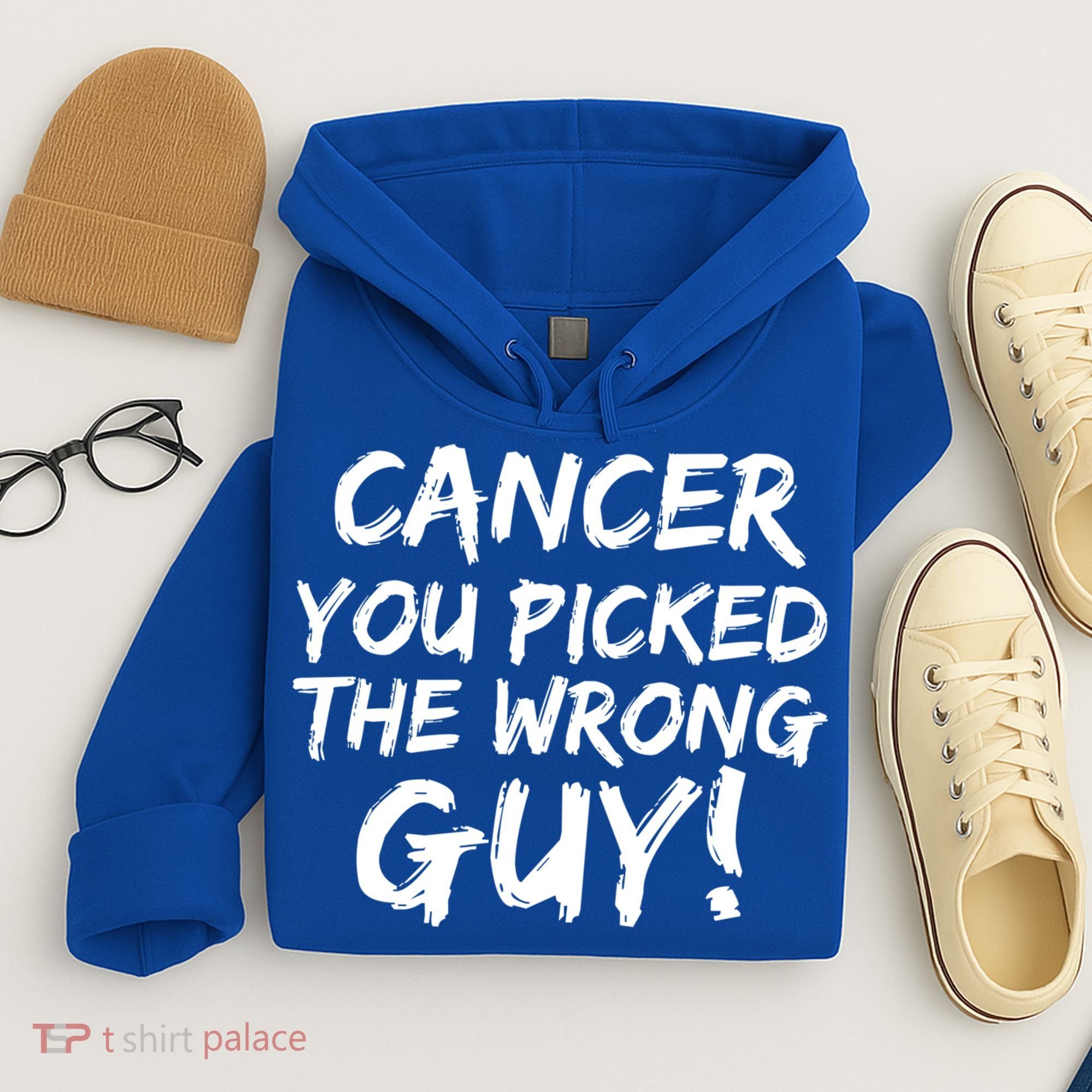 Funny Cancer You Picked The Wrong Guy Fighter Survivor Gift Hoodie
