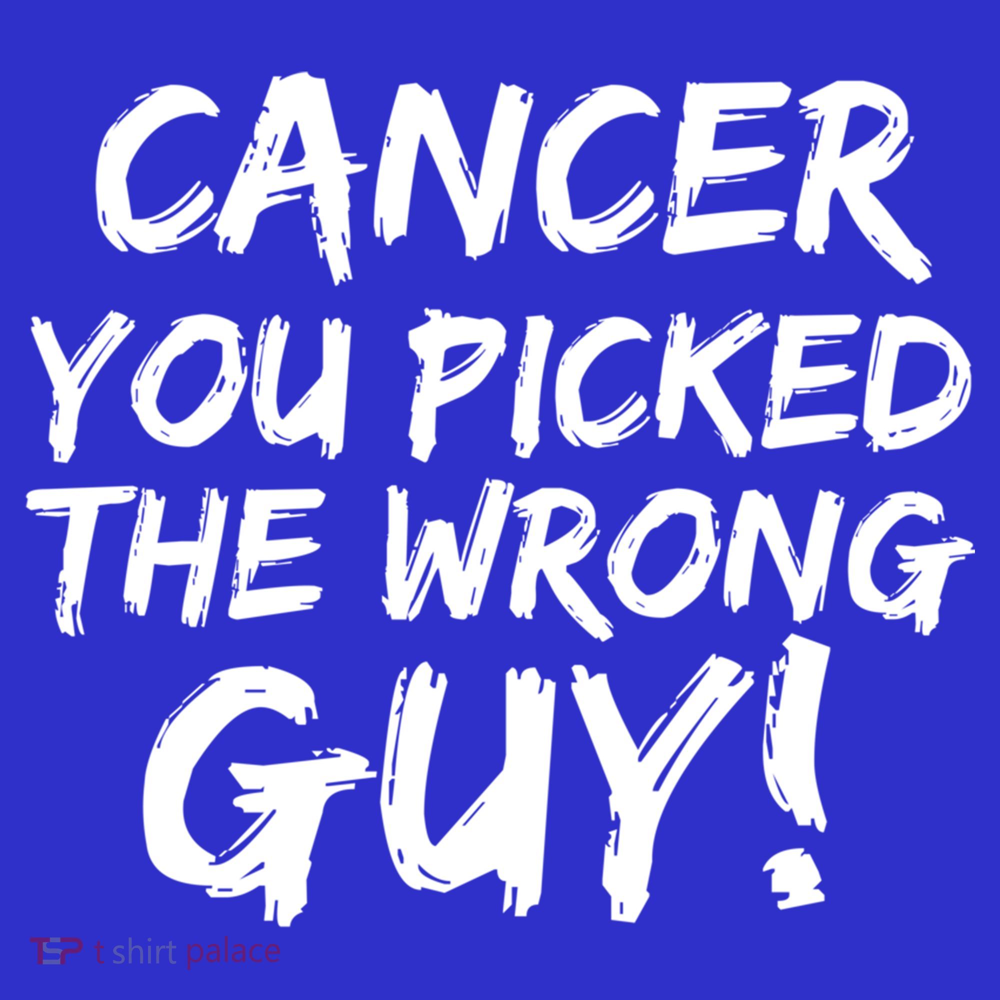 Funny Cancer You Picked The Wrong Guy Fighter Survivor Gift Sweatshirt