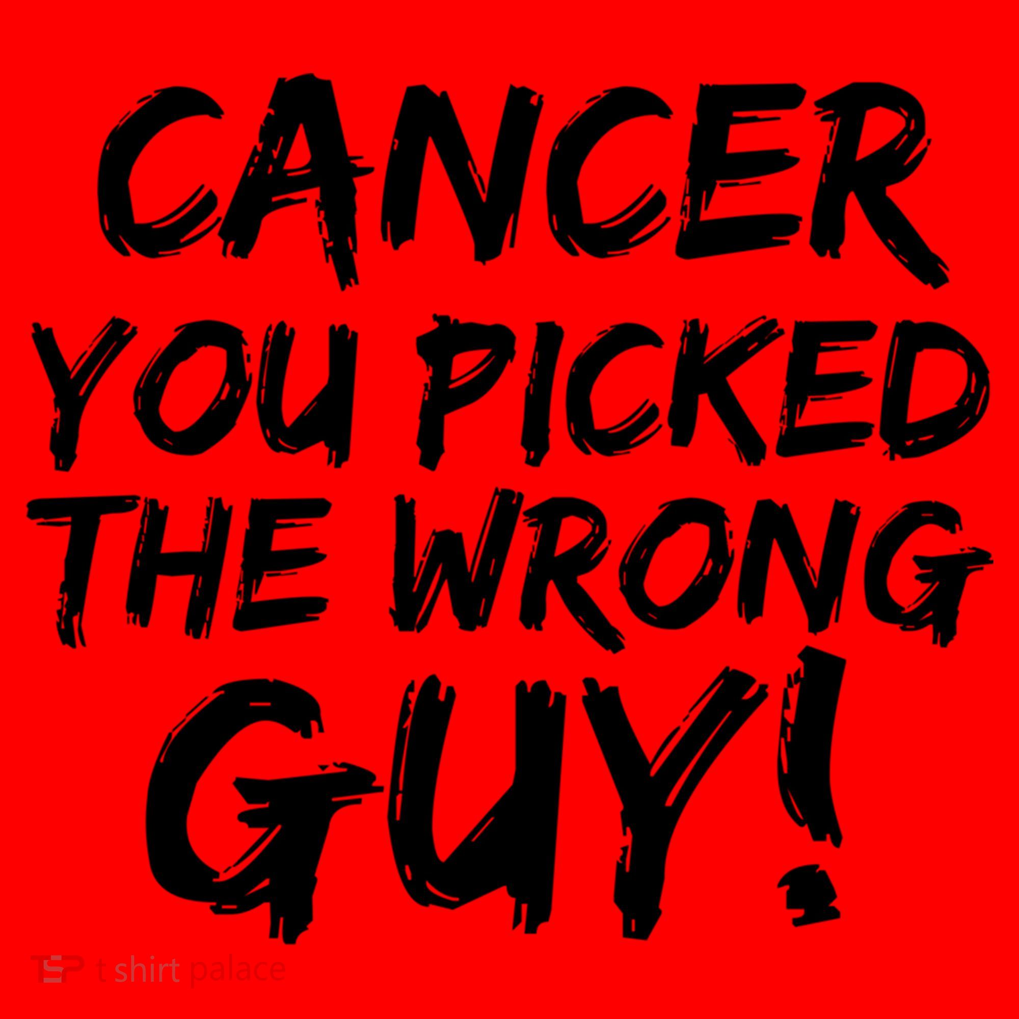 Funny Cancer You Picked The Wrong Guy Fighter Survivor Gift Santa Hat