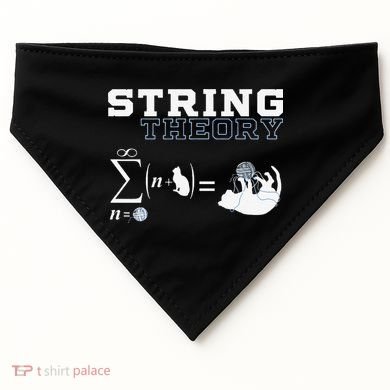 Funny Cat Yarn String Theory USA-Made Doggie Bandana