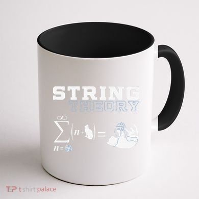 Funny Cat Yarn String Theory Coffee Mug back