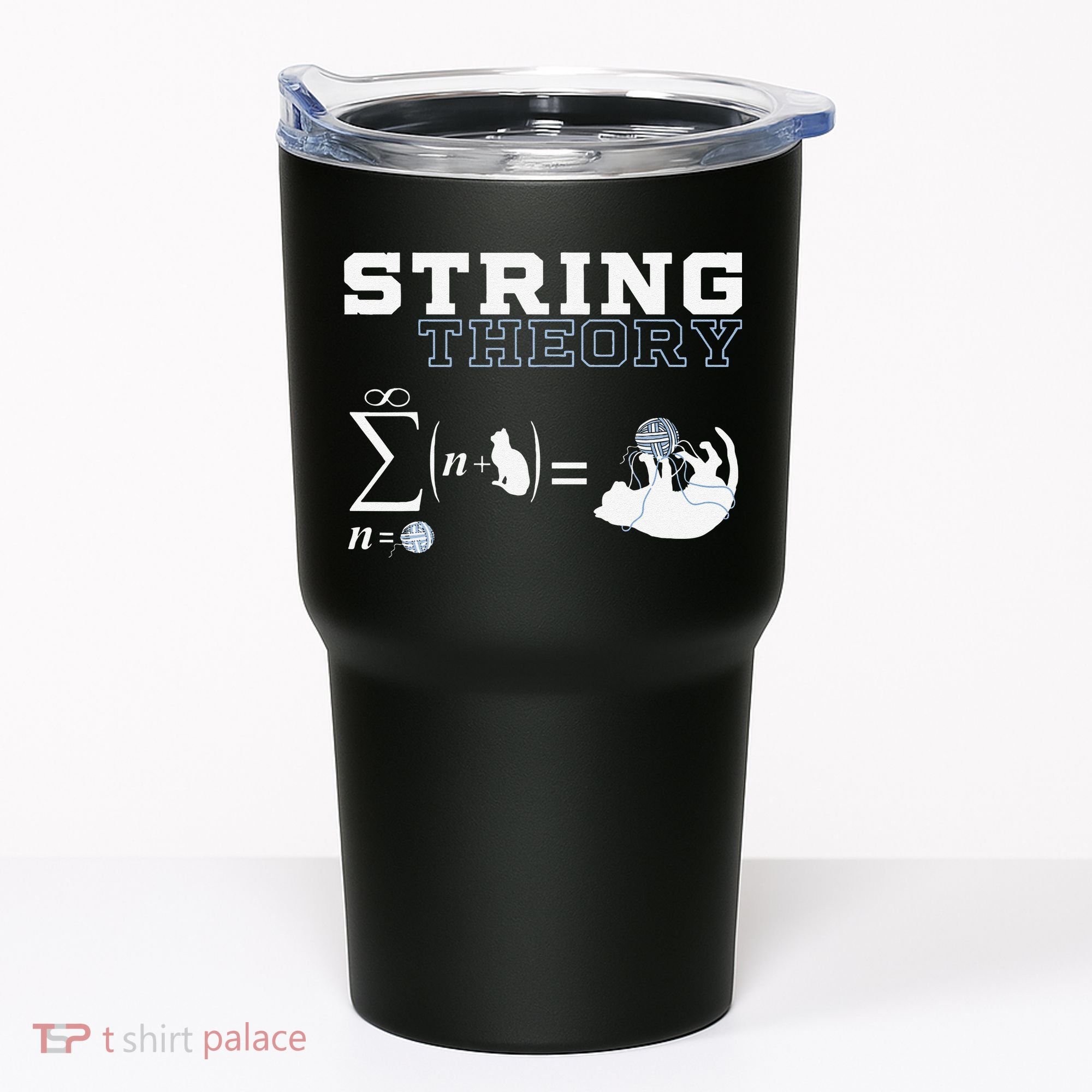 Funny Cat Yarn String Theory Tumbler