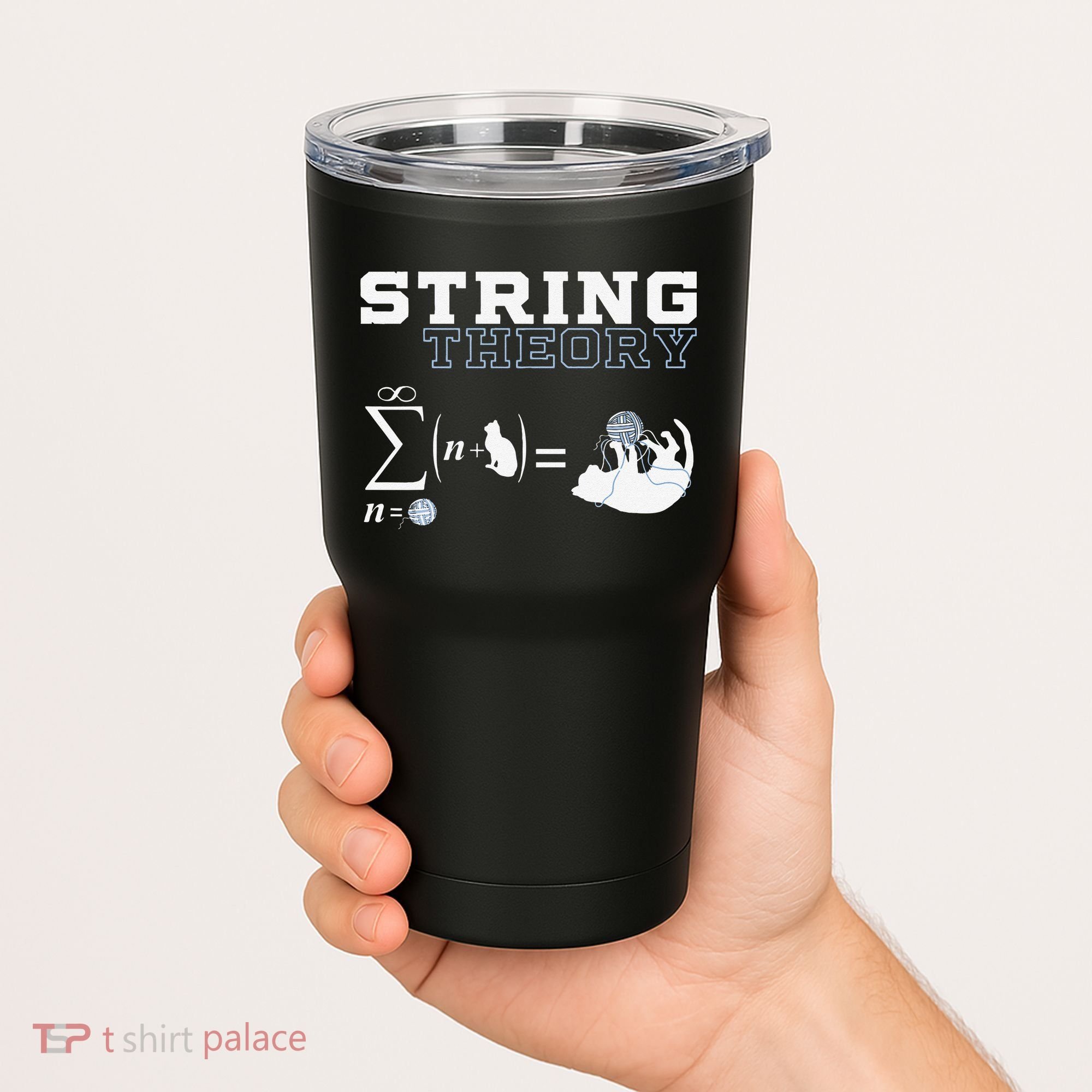 Funny Cat Yarn String Theory Tumbler