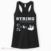 Funny Cat Yarn String Theory Women's Tank Top thumb 0