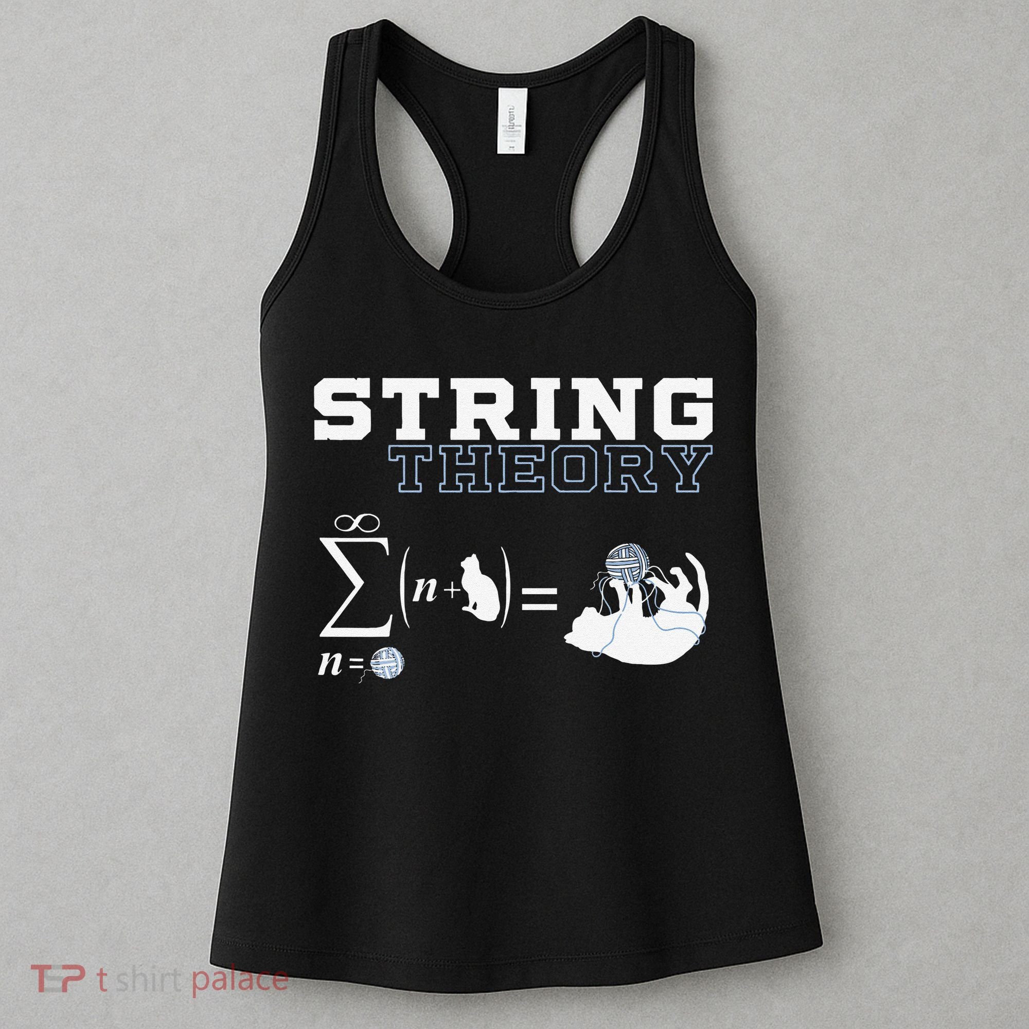 Funny Cat Yarn String Theory Women's Tank Top