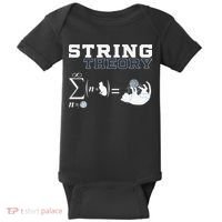 Funny Cat Yarn String Theory Baby Bodysuit thumb 0