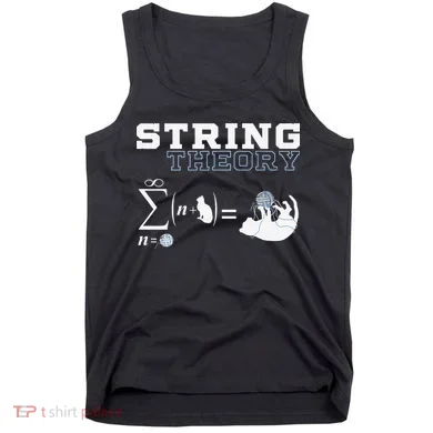Funny Cat Yarn String Theory Tank Top