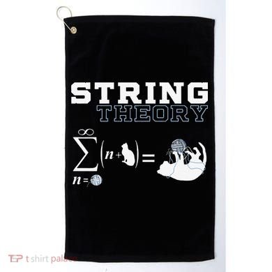 Funny Cat Yarn String Theory Golf Towel
