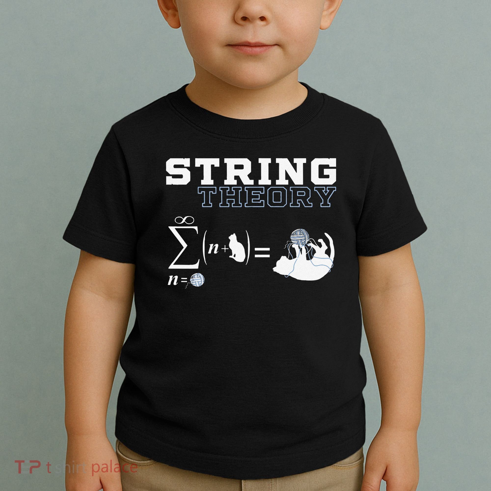 Funny Cat Yarn String Theory Toddler T-Shirt