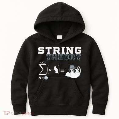Funny Cat Yarn String Theory Kids Hoodie