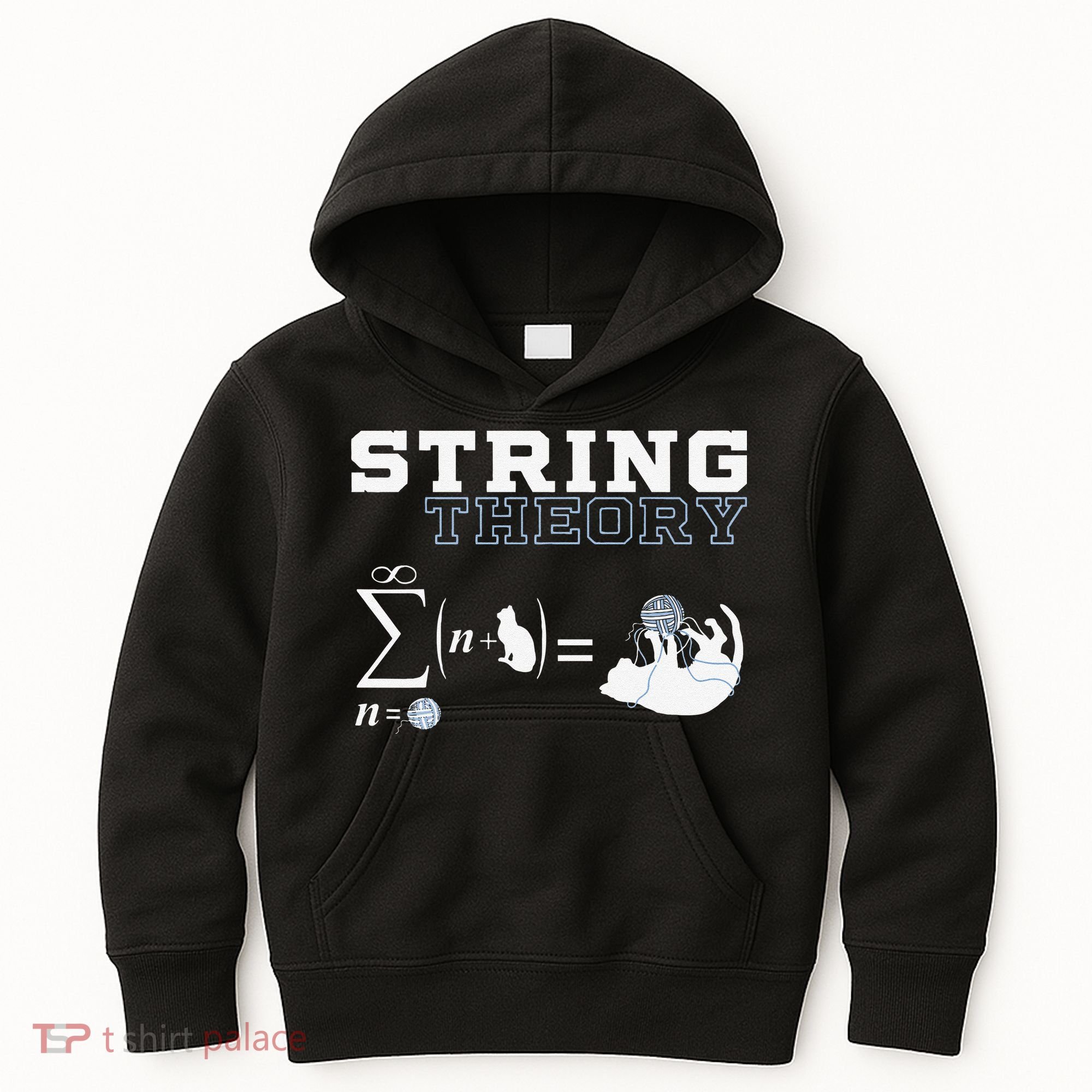 Funny Cat Yarn String Theory Kids Hoodie