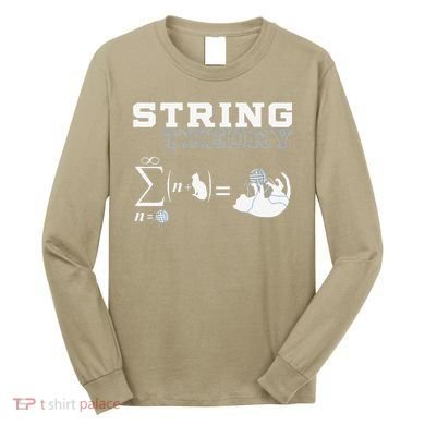 Funny Cat Yarn String Theory Long Sleeve Shirt