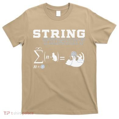 Funny Cat Yarn String Theory T-Shirt