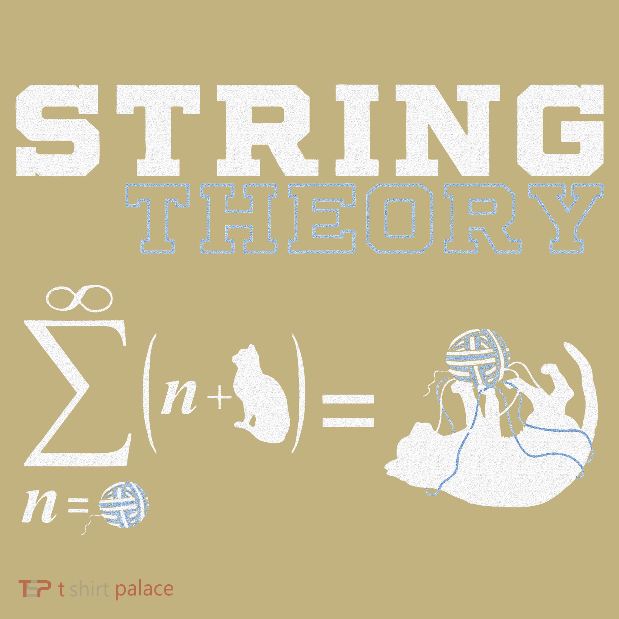 Funny Cat Yarn String Theory T-Shirt