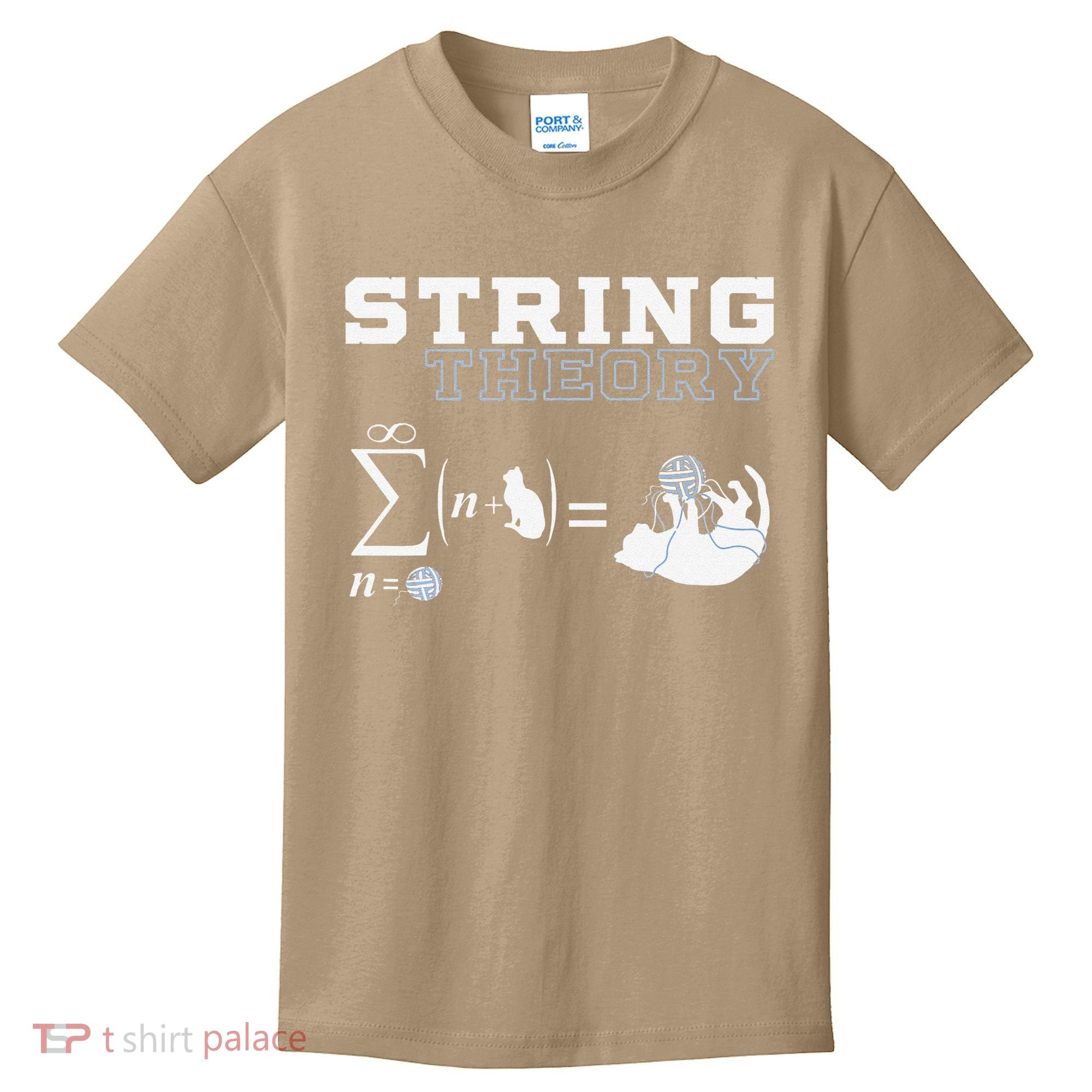 Funny Cat Yarn String Theory Kids T-Shirt