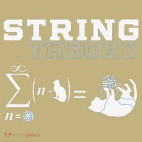 Funny Cat Yarn String Theory Kids T-Shirt thumb 2