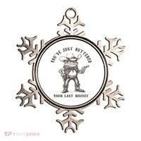 Frog Cowboy You've Just Buttered Your Last Biscuit Funny Ornament thumb 0