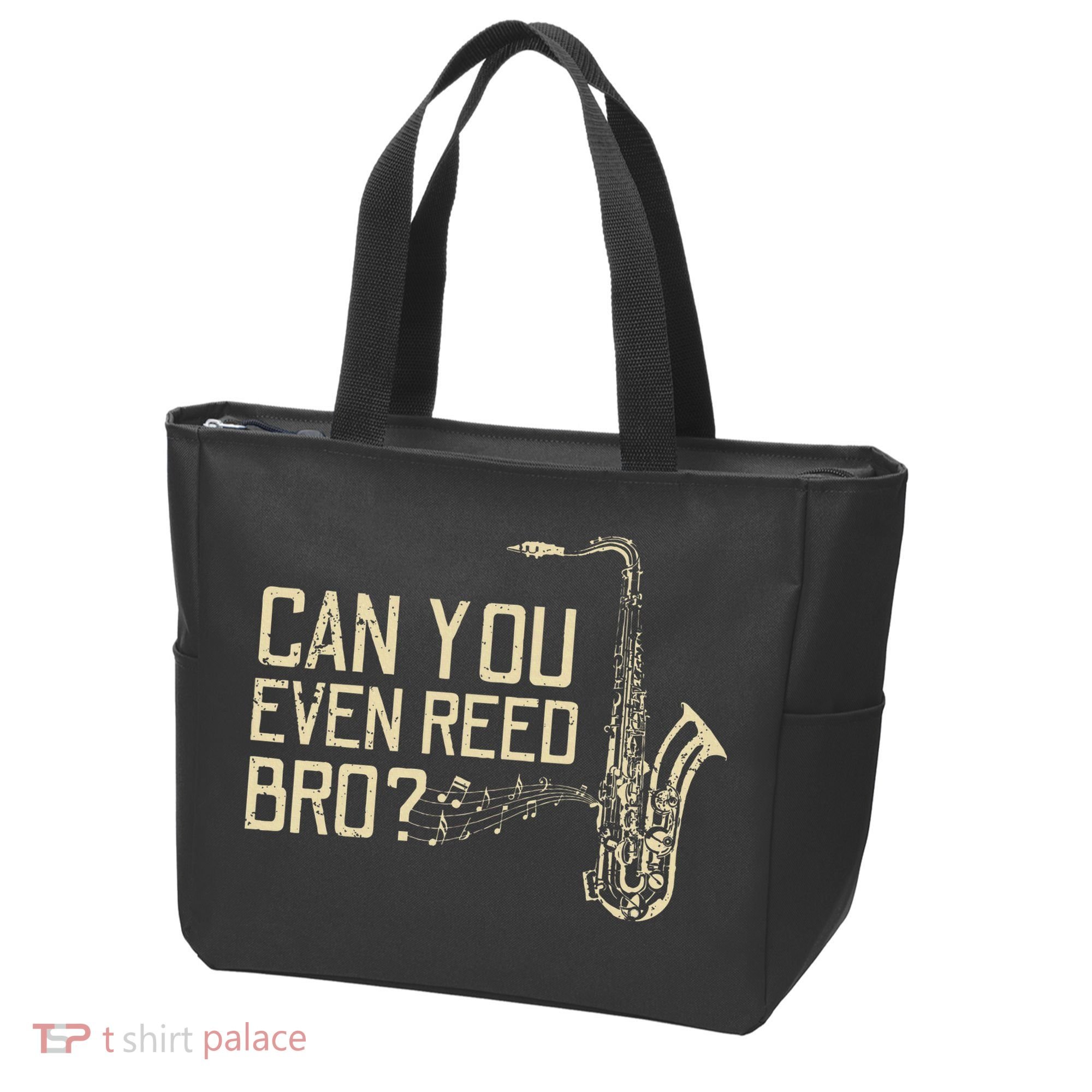 Funny Can You Even Reed Bro Cool Saxophone Players Gift Tote Bag