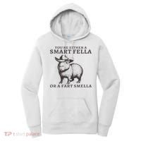 Funny Capybara You're Either A Smart Fella Or A Fart  Women's Hoodie thumb 0