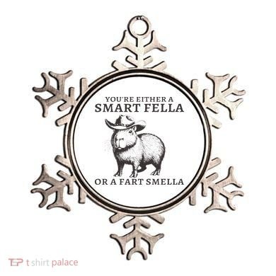 Funny Capybara You're Either A Smart Fella Or A Fart  Ornament