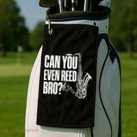 Funny Can You Even Reed Bro Saxophone Player Golf Towel thumb 2