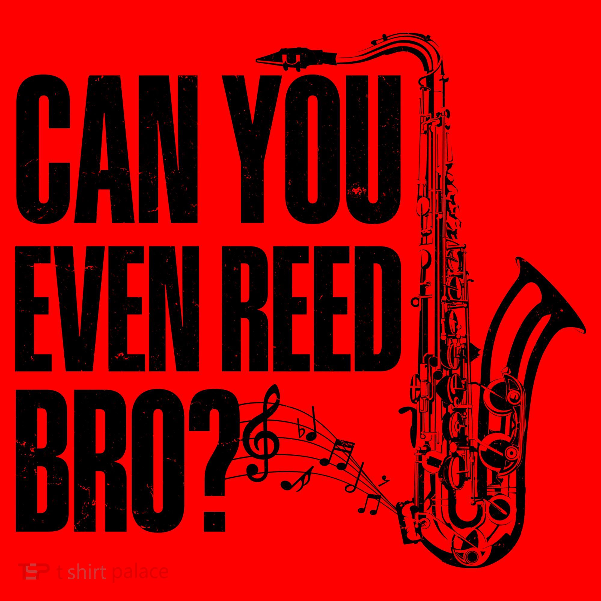 Funny Can You Even Reed Bro Saxophone Player Santa Hat