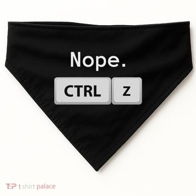 Funny Ctrl Z Film Editor Filmmaking Gift USA-Made Doggie Bandana