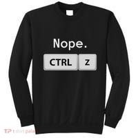 Funny Ctrl Z Film Editor Filmmaking Gift Sweatshirt thumb 0