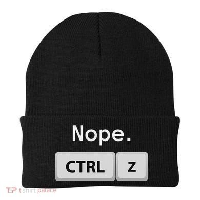 Funny Ctrl Z Film Editor Filmmaking Gift Beanie