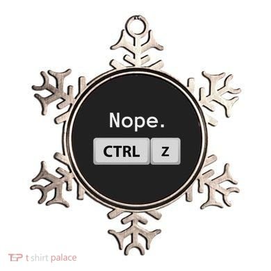 Funny Ctrl Z Film Editor Filmmaking Gift Ornament