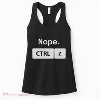 Funny Ctrl Z Film Editor Filmmaking Gift Women's Tank Top thumb 0