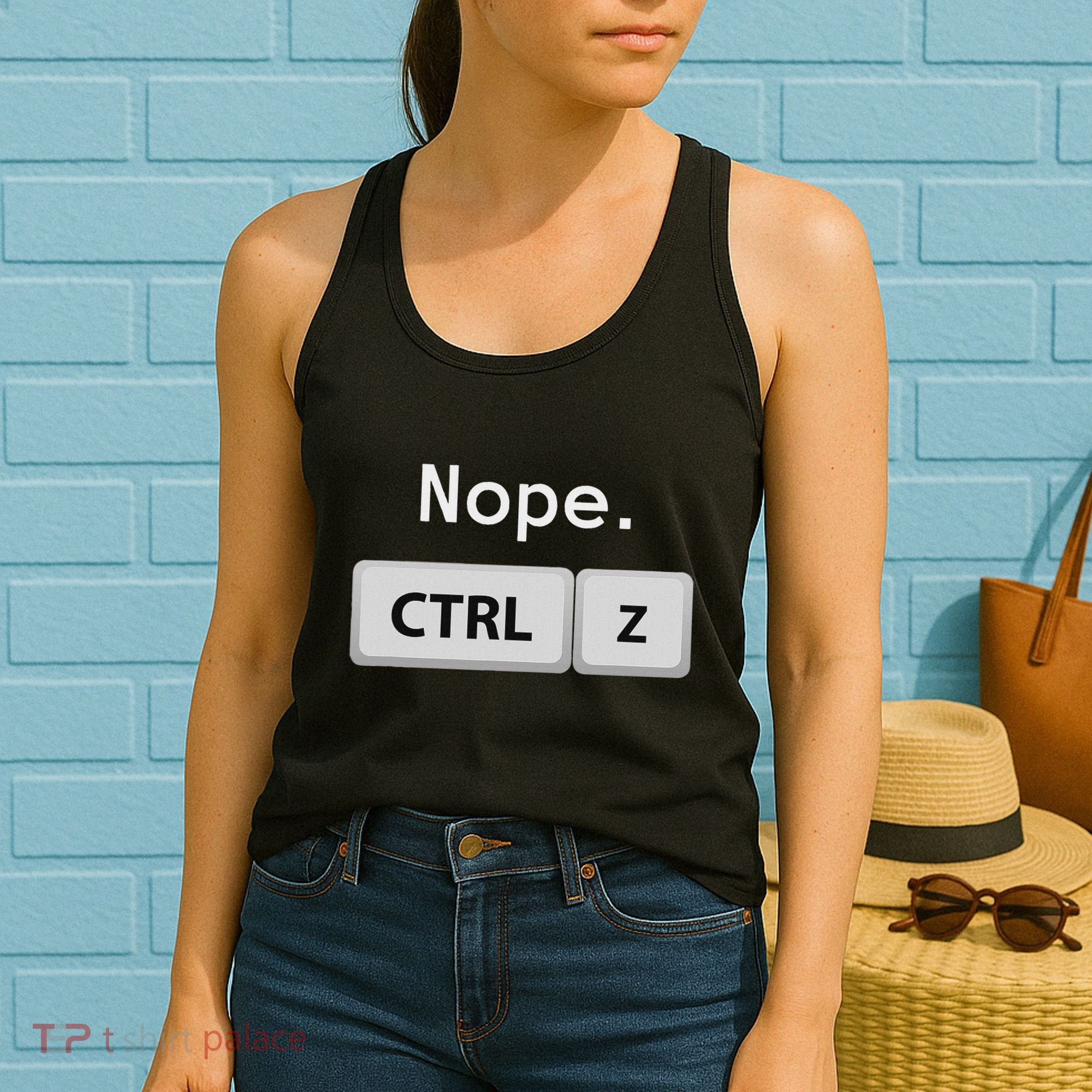 Funny Ctrl Z Film Editor Filmmaking Gift Women's Tank Top