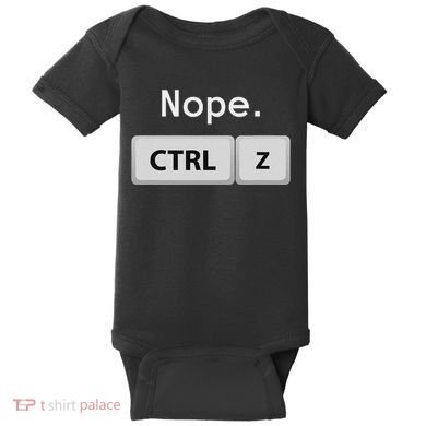 Funny Ctrl Z Film Editor Filmmaking Gift Baby Bodysuit