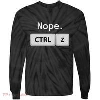 Funny Ctrl Z Film Editor Filmmaking Gift Tie-Dye Long Sleeve Shirt thumb 0