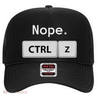 Funny Ctrl Z Film Editor Filmmaking Gift Hat thumb 0