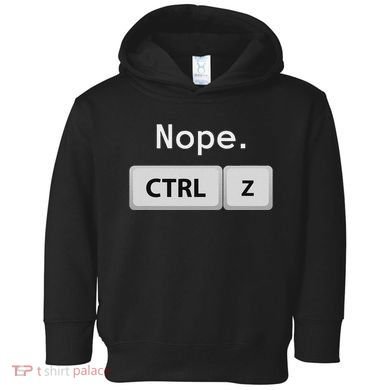 Funny Ctrl Z Film Editor Filmmaking Gift Toddler Hoodie