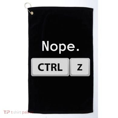 Funny Ctrl Z Film Editor Filmmaking Gift Golf Towel
