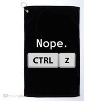 Funny Ctrl Z Film Editor Filmmaking Gift Golf Towel thumb 0