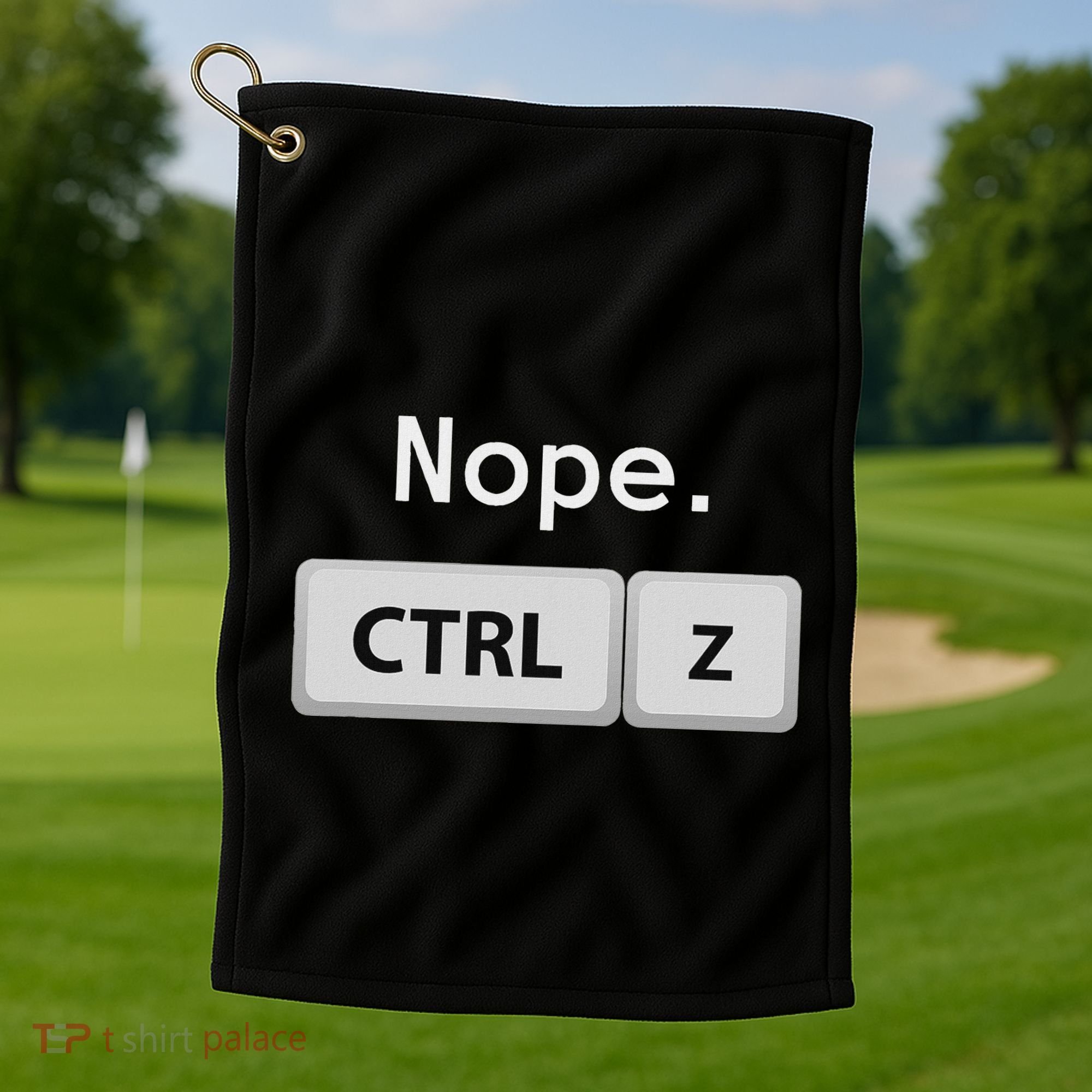 Funny Ctrl Z Film Editor Filmmaking Gift Golf Towel