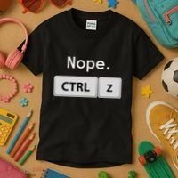 Funny Ctrl Z Film Editor Filmmaking Gift Kids T-Shirt thumb 3