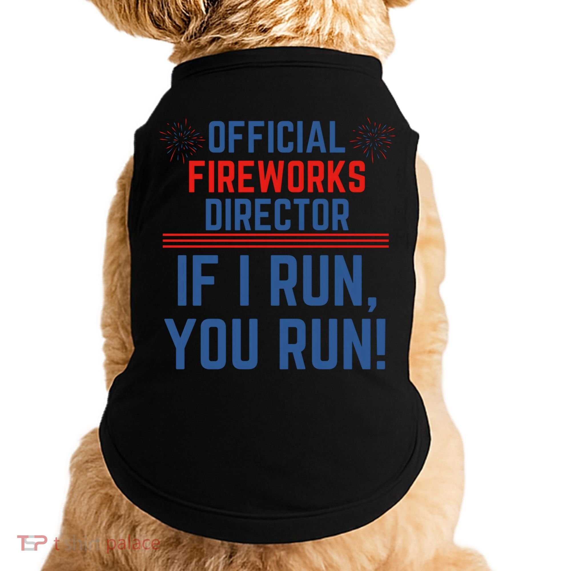 Firework Director 4th Of July Gift Pyrotech Technician Gift Doggie Tank