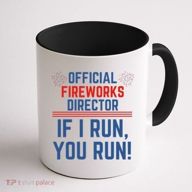 Firework Director 4th Of July Gift Pyrotech Technician Gift Coffee Mug back